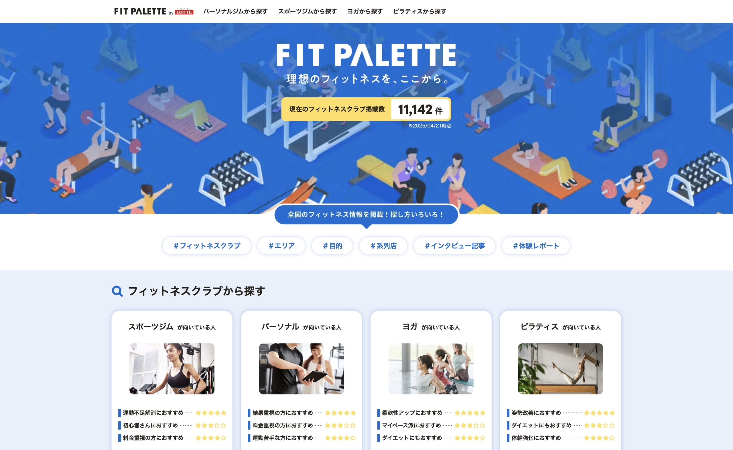 当店がロッテメディパレットが運営するFIT PALETTEに掲載いただきました